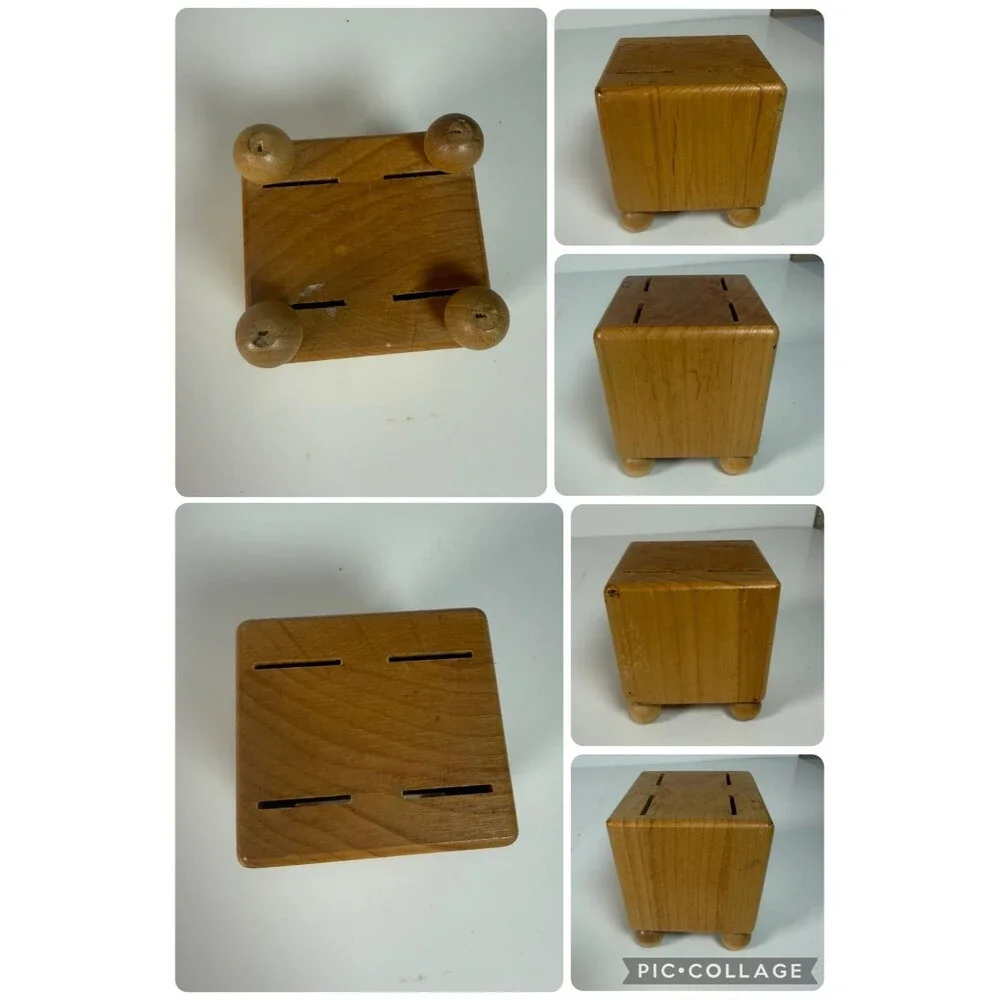 Harry & David Fruit Crate and Onion 4 Cheese Spreaders and Mini Butcher Block
